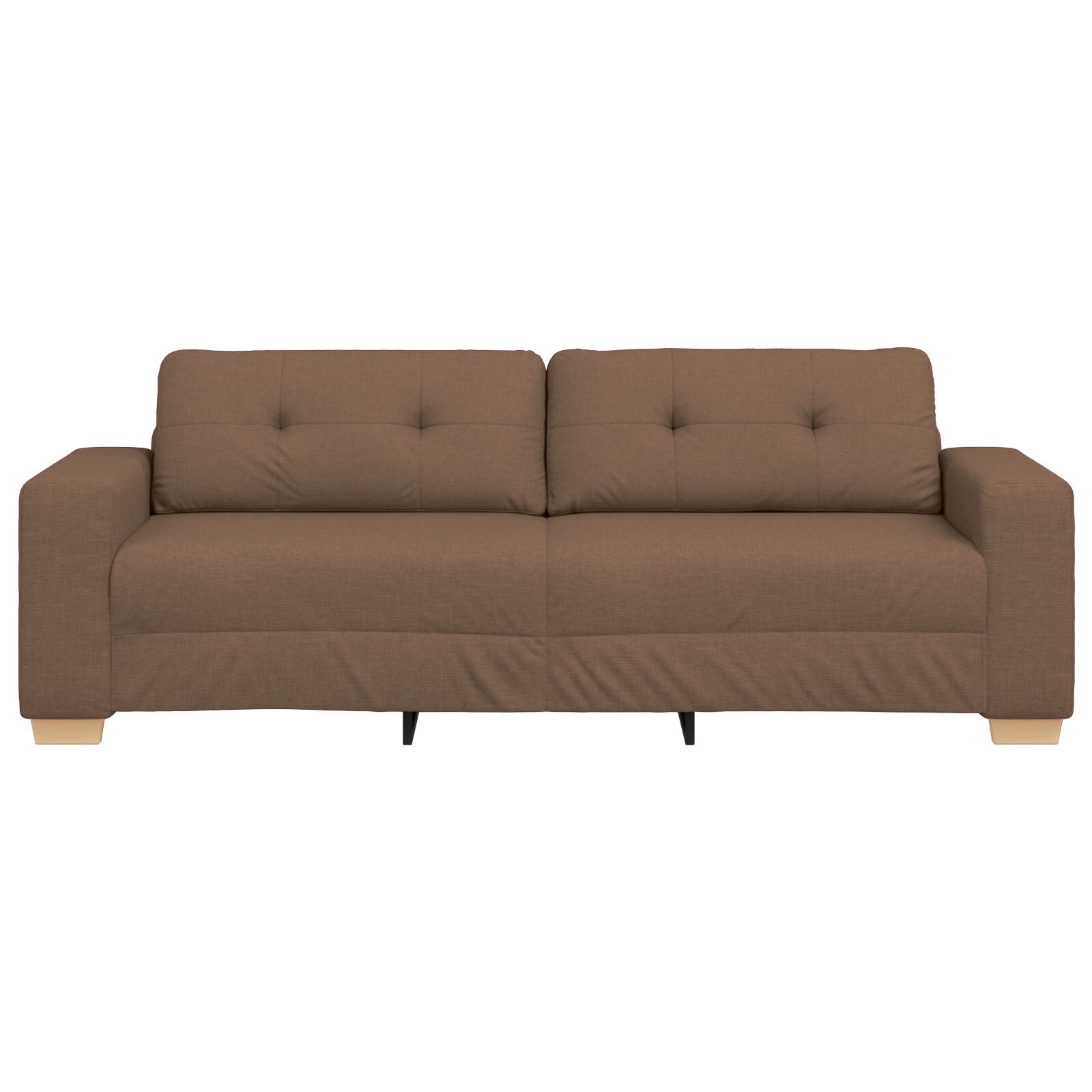 3-Zitsbank Stof Bruin 180 cm