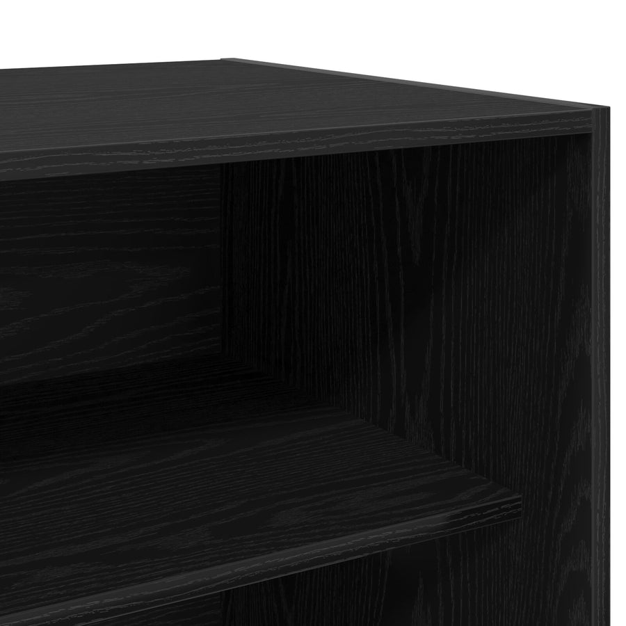 Kledingkast Zwarte Eik 80X50X200 Cm Gemaakt Van Hout