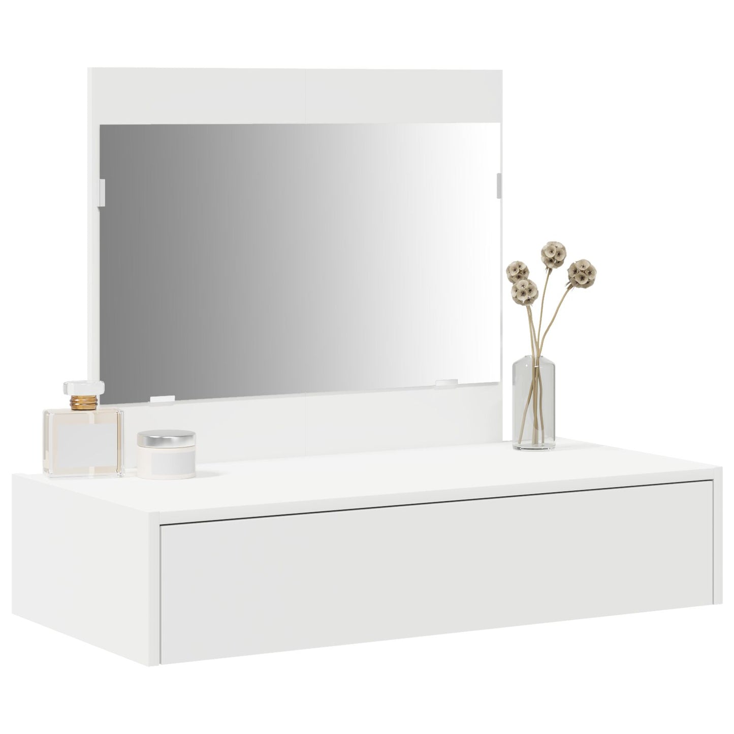 Wandkaptafel 83 x 40 x 70 cm Wit zonder LED