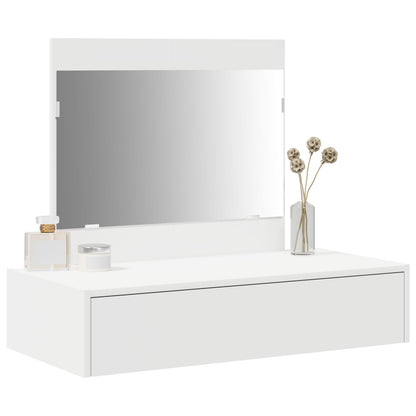 Wandkaptafel 83 x 40 x 70 cm Wit zonder LED