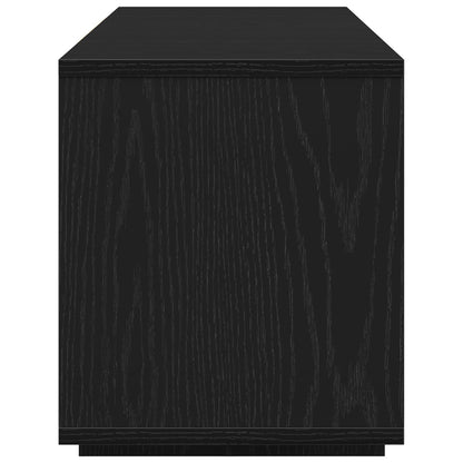 Tv-Meubel - - 120X30X40.5 Cm - Gemaakt Van Geengineerd Hout Zwart eiken