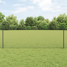 Hekpalen 11 Stuks U-Channel Grijs 80 Cm Staal,  Hexagon Hek Grijs 0.8X25 M Staal