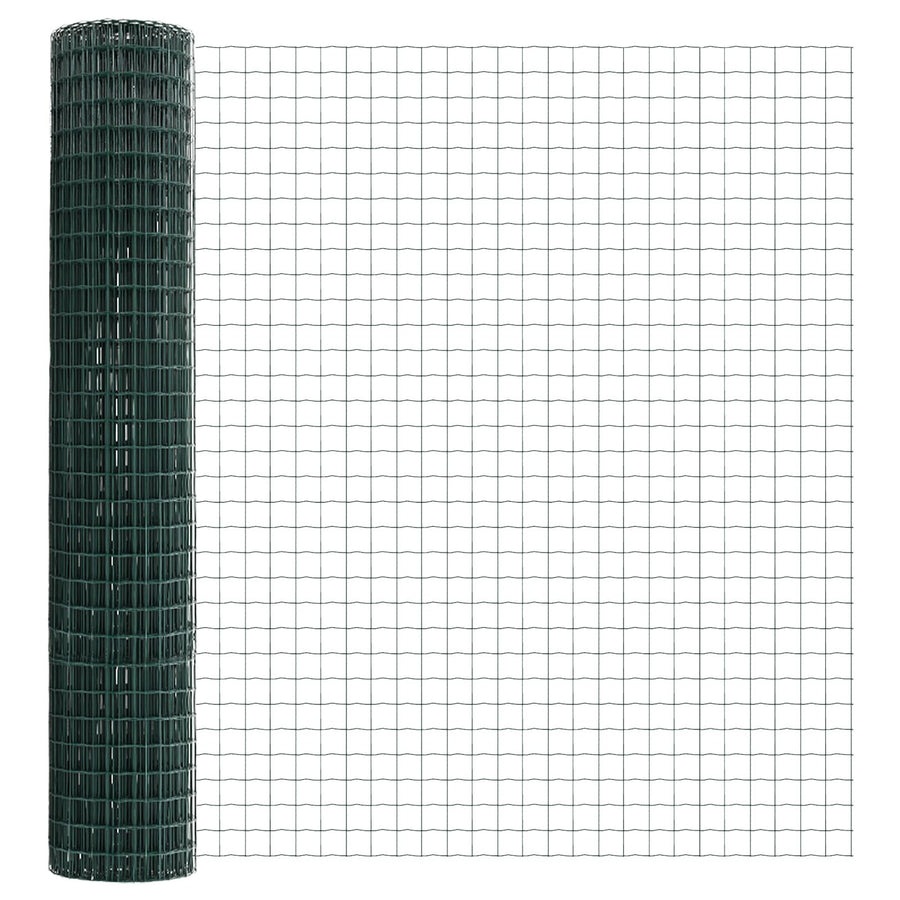 Euro Hek Met 5 U Stokken Groen 1.6X10 M Staal