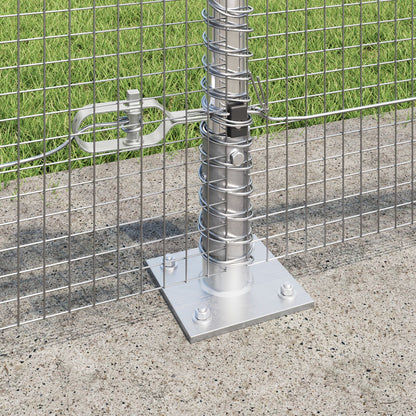 Gegalfaniseerd Draadhek Met 13 Flenshekbakken 0.4X100 M Gegalfaniseerd Staal Gegalvaniseerd Staal