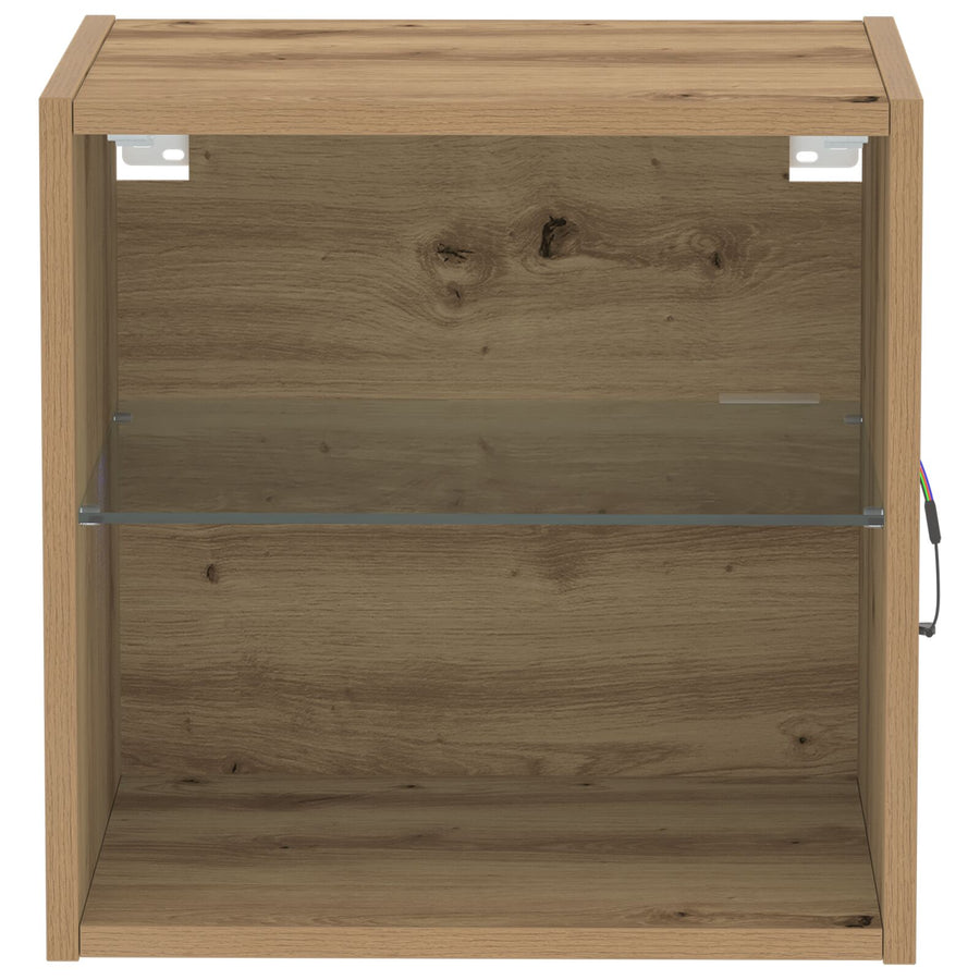 Zwevende Plank 2 Stuks 40X28.5X40 Cm Bewerkt Hout Artisan eiken