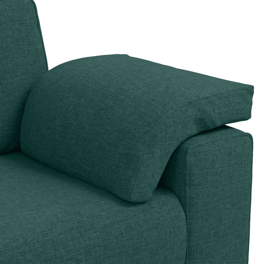Loveseat Bank Stof Donkergroen 120 cm
