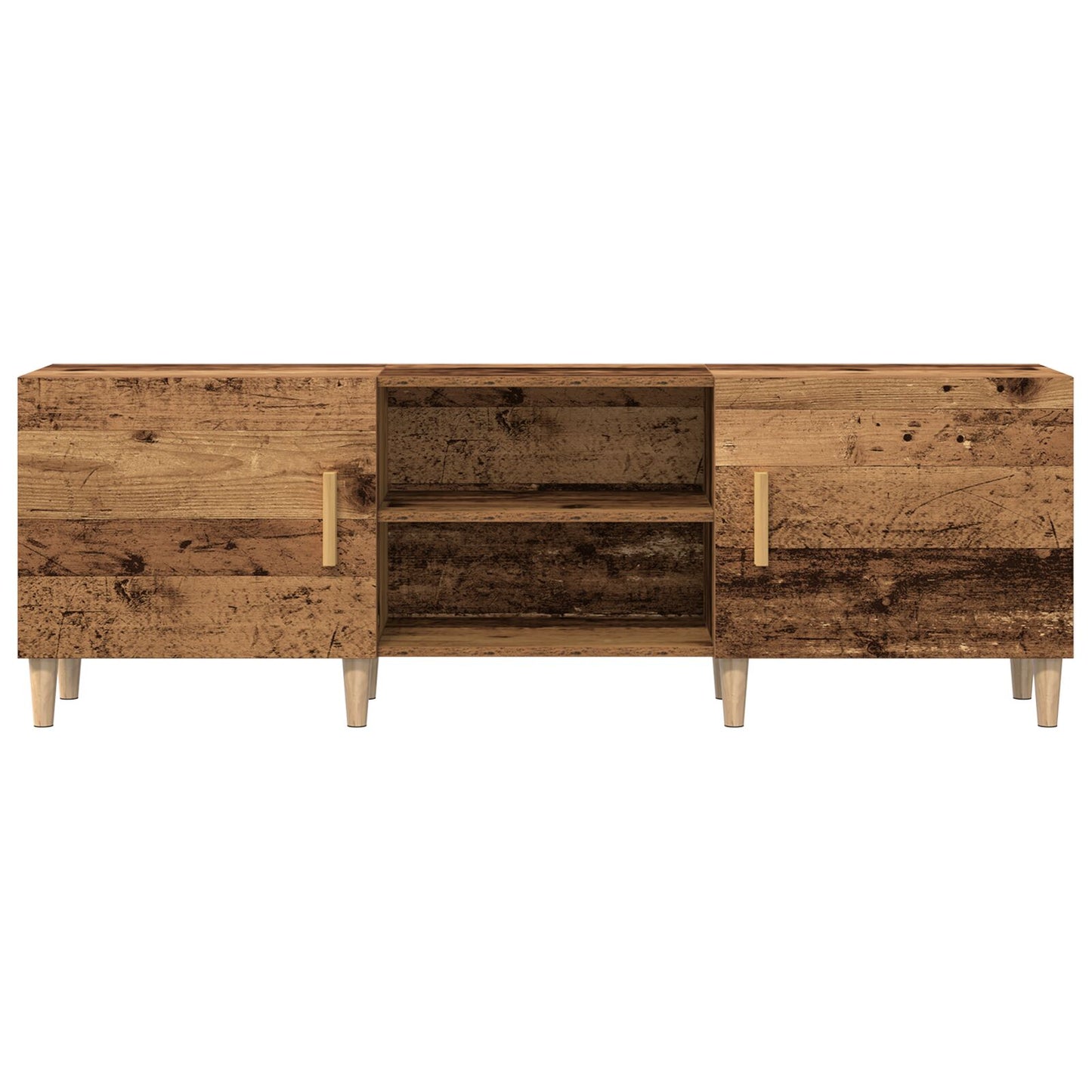 Tv-Kast Oude Hout 150X30X50 Cm Gelaagd Hout