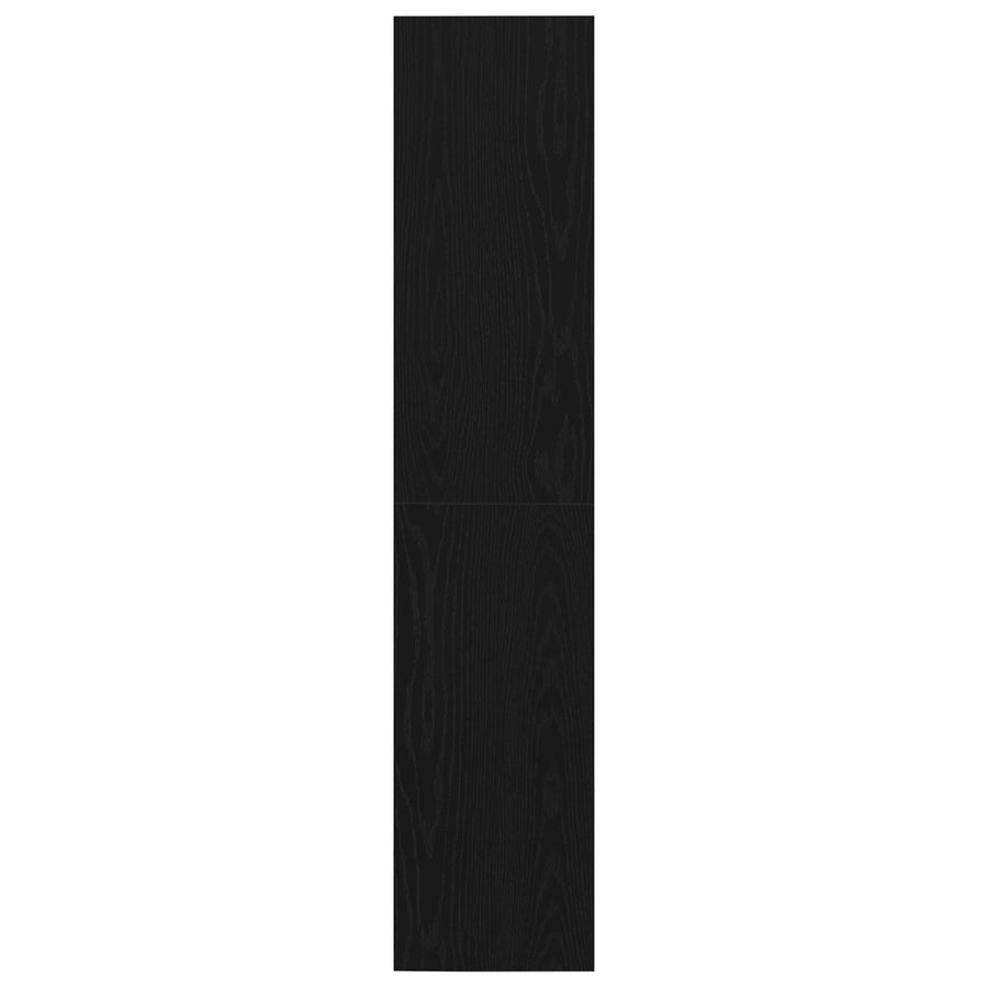 Boekenkast/Tv Kast Zwart Eiken 36X30X143 Cm