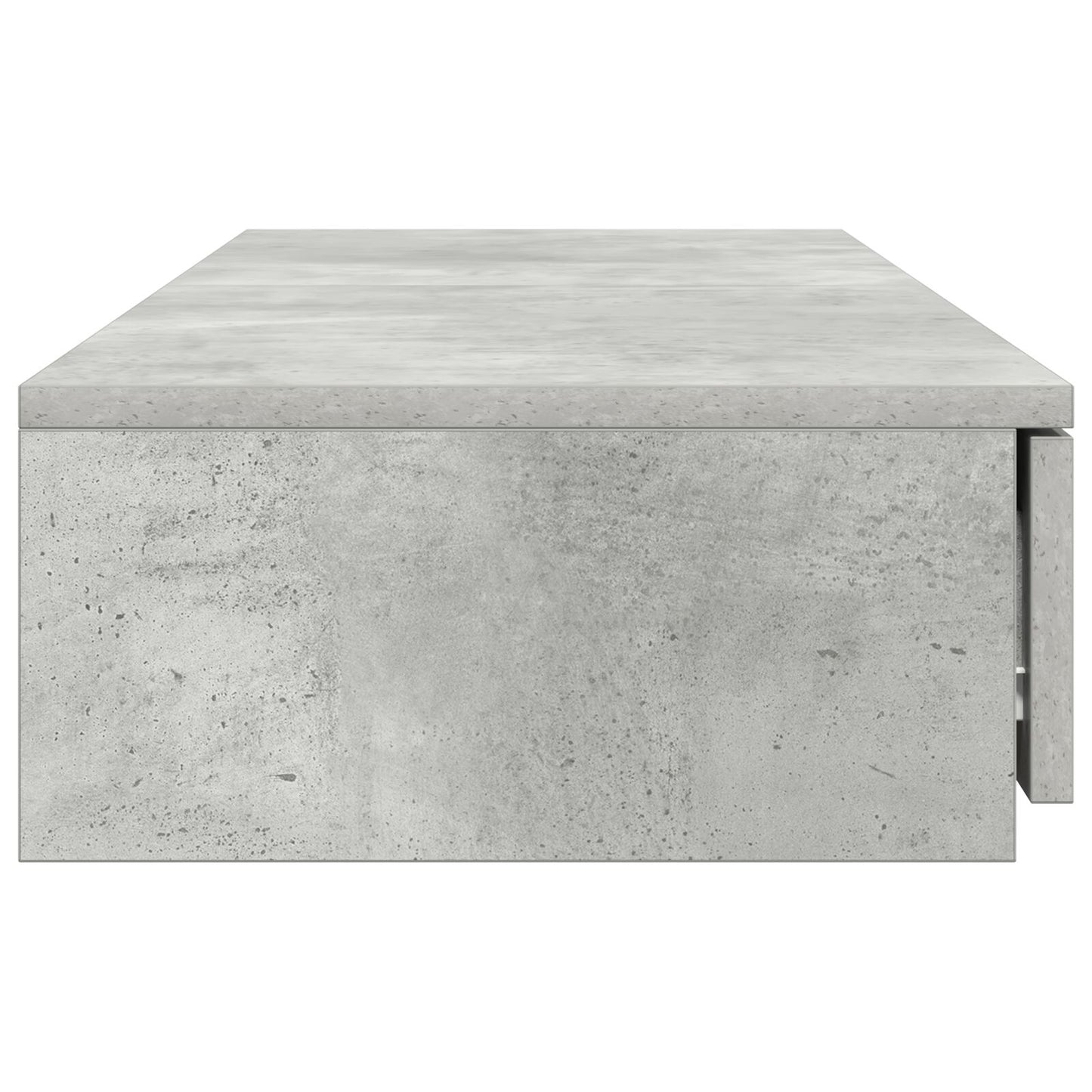 Bed Lades Geengineerd Hout Beton grijs 120 x 36.5 x 16.5 cm
