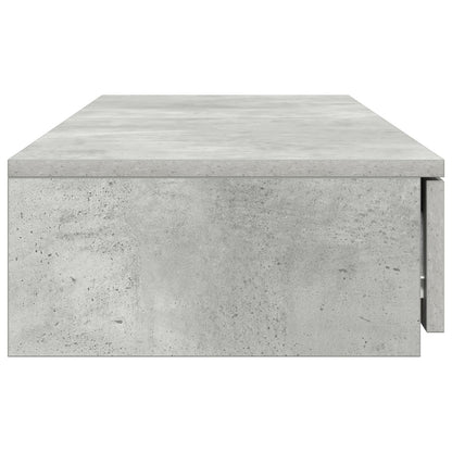 Bed Lades Geengineerd Hout Beton grijs 120 x 36.5 x 16.5 cm