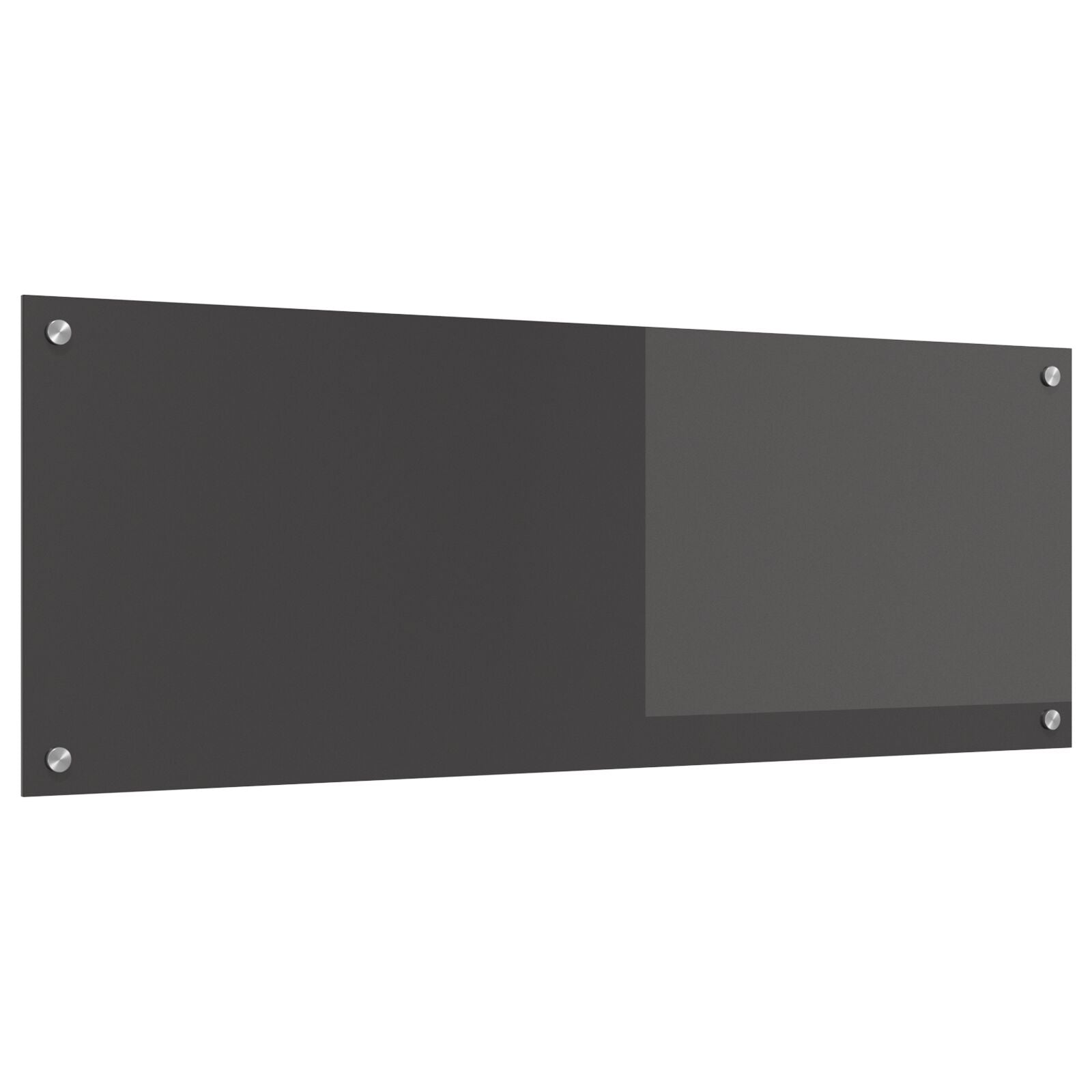 Keuken Achterwand 110X40X0,6 Cm Gelaagd Glas Donkergrijs 110 x 40 cm