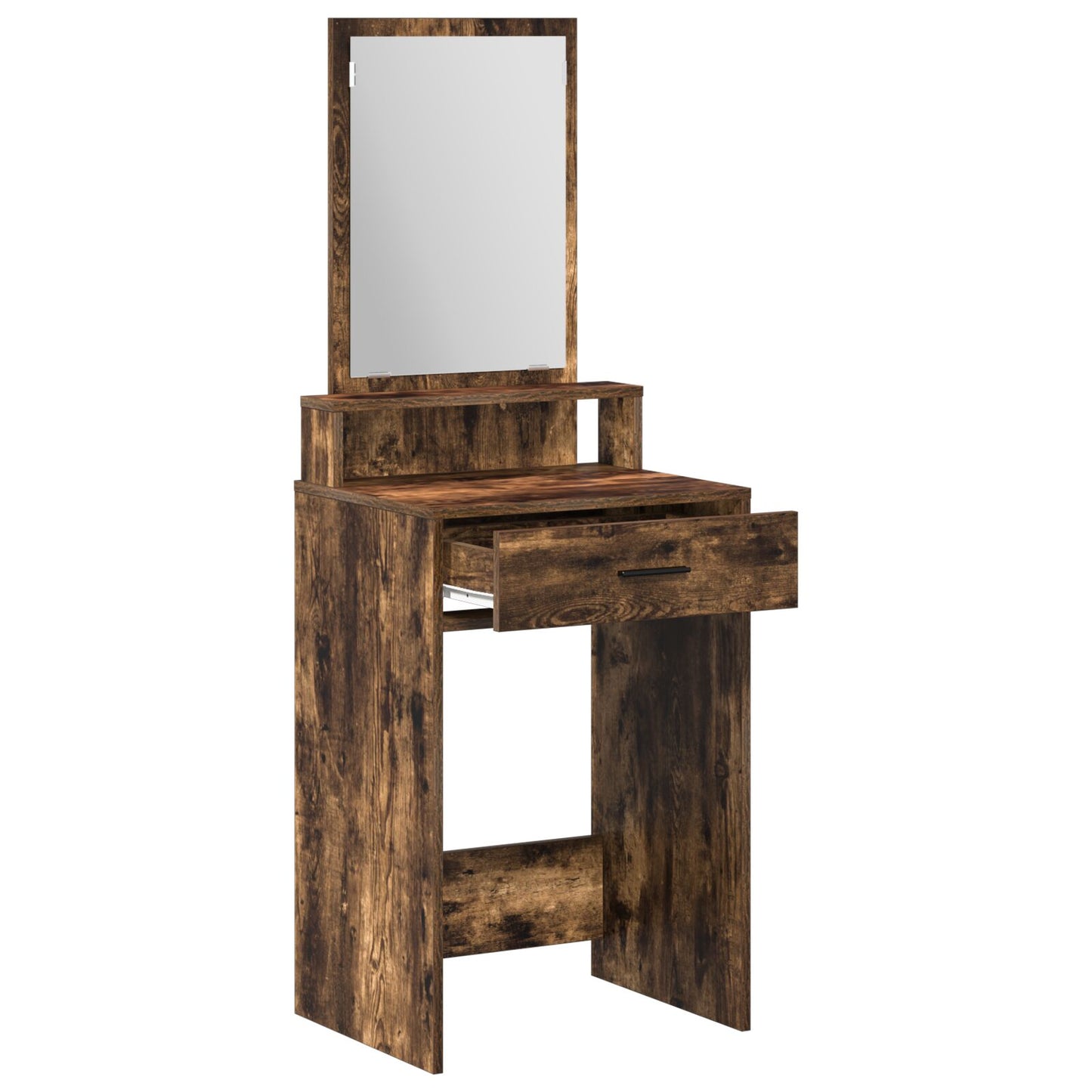 Kaptafel Met Lades 50 x 41 x 140 cm Gerookt eiken