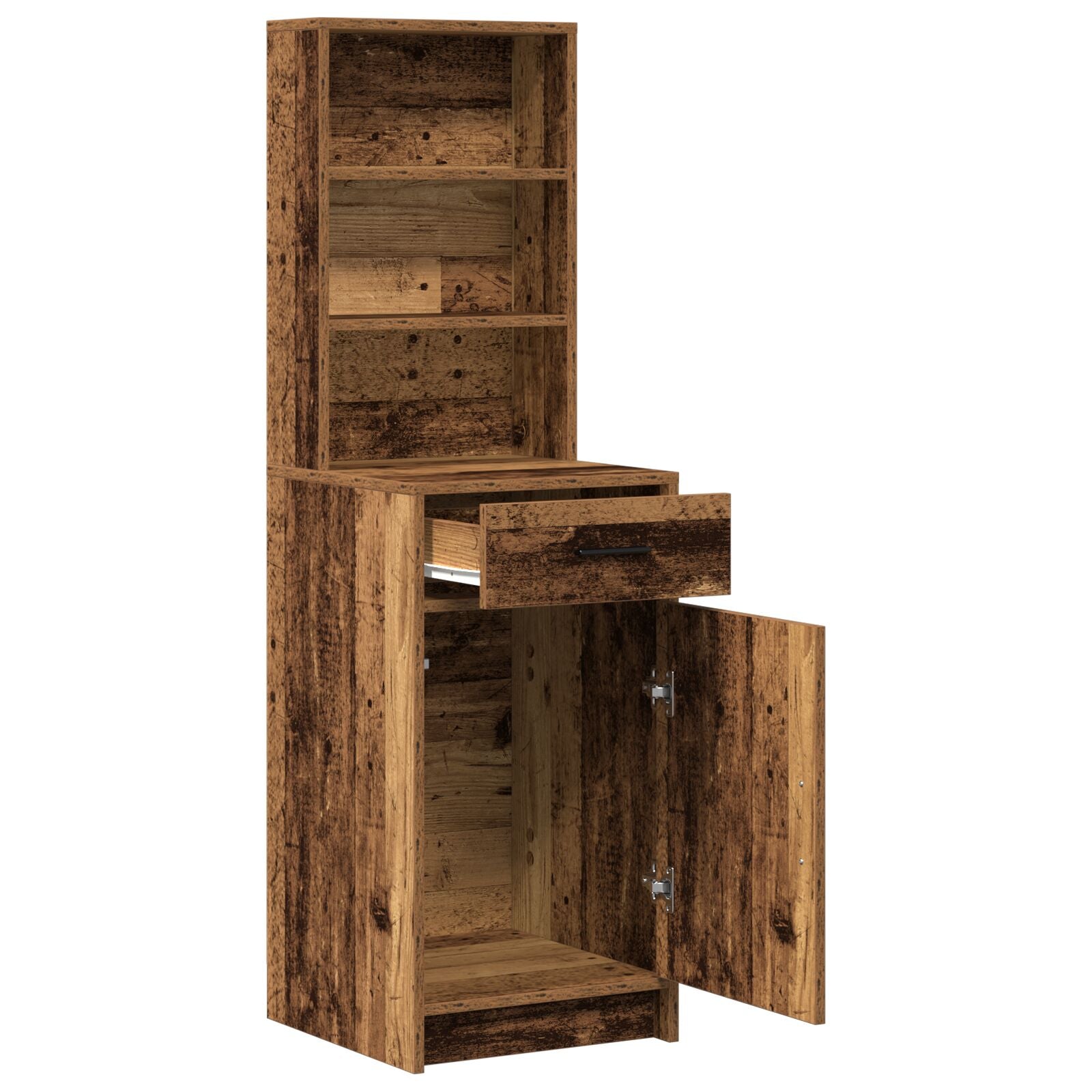Hoge Kast 40X41X135 Cm Oude hout
