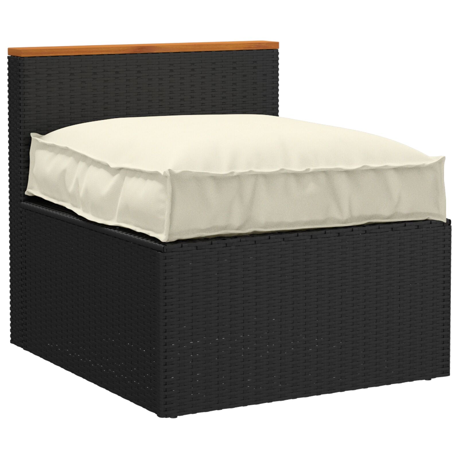 Palletkussen Voor Zitje 70X70X12 Cm Oxford Stof Crème