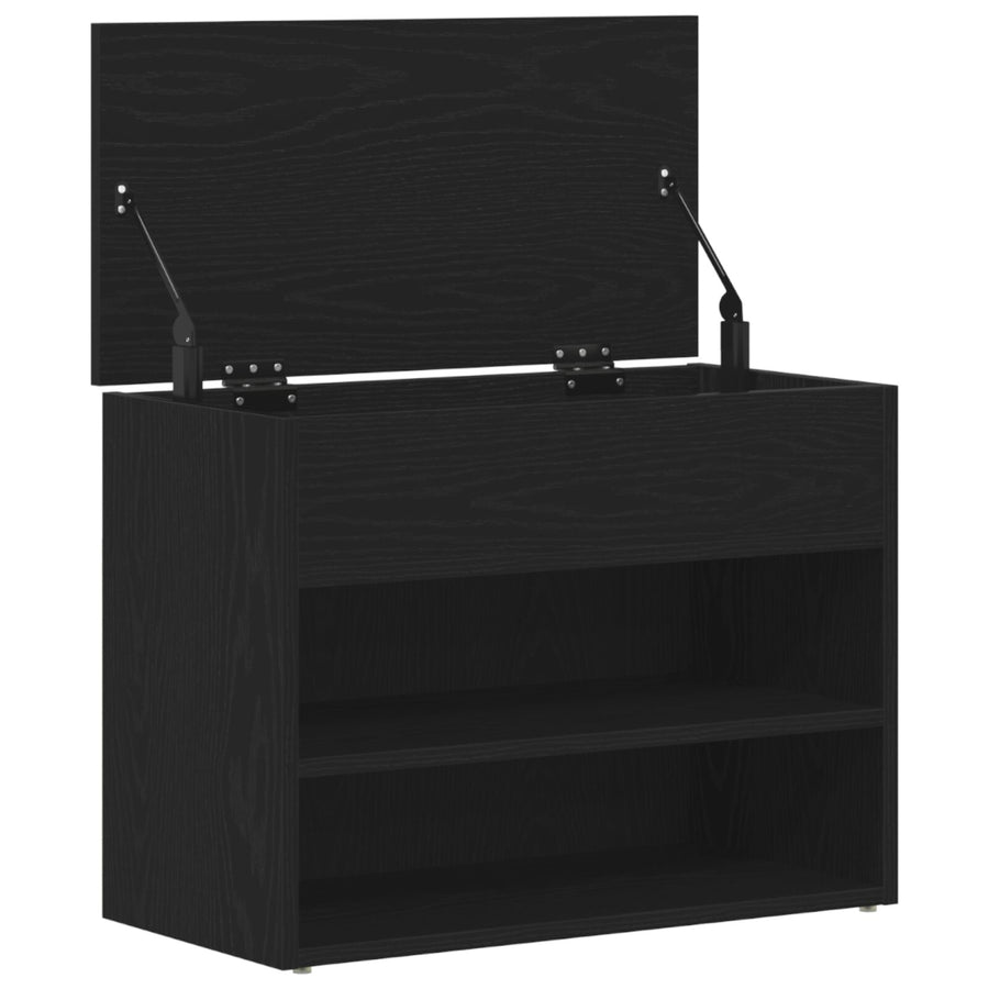 Halbank In , , Geëngineerd Hout Zwart eiken 60 x 30 x 45 cm
