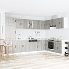Keukenkast 80x46x81.5 cm grijs sonoma bewerkt hout