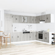 Keukenkast 80x46x81.5 cm grijs sonoma bewerkt hout