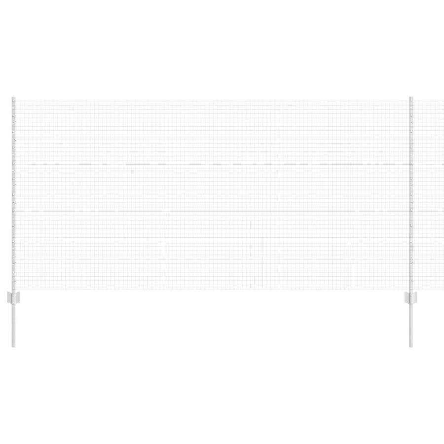 Gegalvaniseerd Draadhek Met 10 U-Stekken Zilver 1.2X10 M Staal