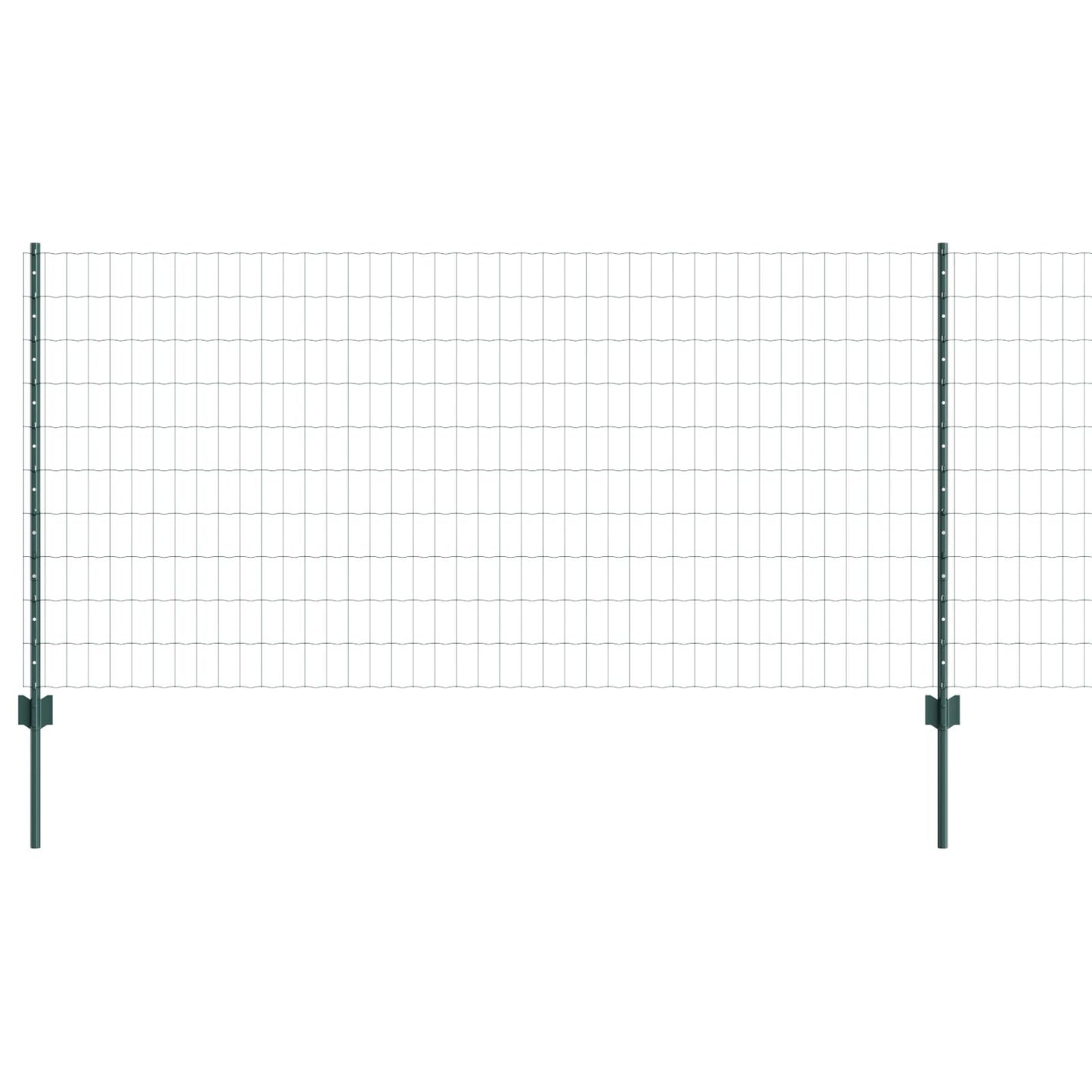 Euro Hek Met 5 U-Palen Groen 1X10 M Staal