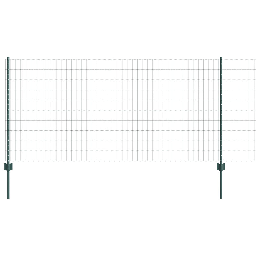 Euro Hek Met 5 U-Palen Groen 1X10 M Staal