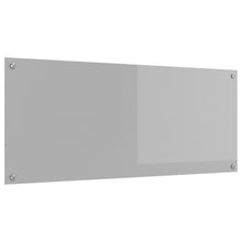 Keukenwand Glas Duurzaam Rechthoekig Lichtgrijs 120 x 50 cm