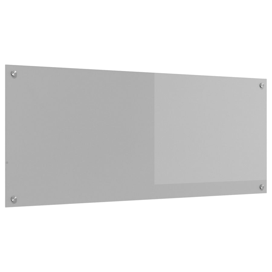 Keukenwand Glas Duurzaam Rechthoekig Lichtgrijs 120 x 50 cm