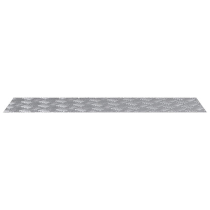 Aluminium Checker Platen 2 Stuks Antislip 100X30 Cm 100 x 30 x 0.4 cm Rechthoekig