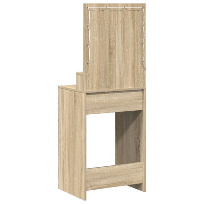 Kaptafel Met Led Verlichting In , Sonoma Eiken 50 x 41 x 135 cm