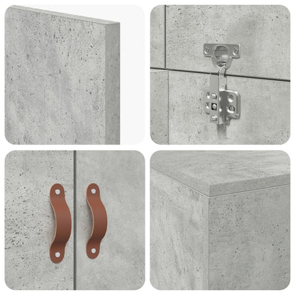 Bedframe Beton Eenpersoons Duurzaam Beton Grijs 80 x 200 cm
