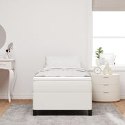 Bedframe 90x190 cm crème massief vurenhout
