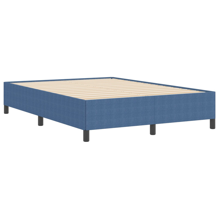 Bedframe Corduroy Stof Blauw 160 x 200 cm