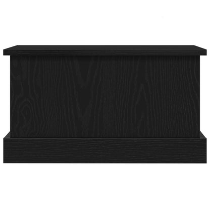Opbergdoos Zwart Eiken 50X30X28 Cm Samengesteld Hout