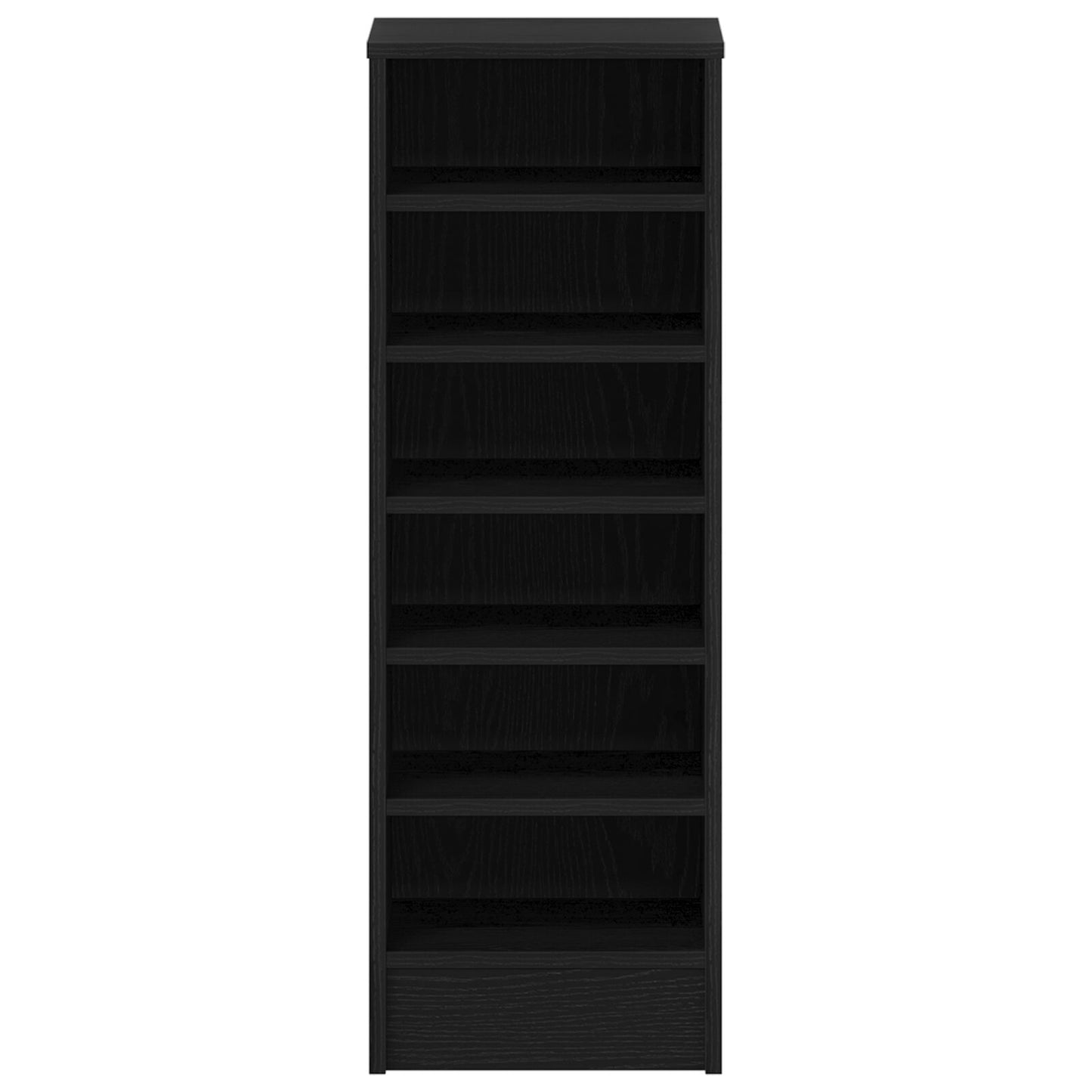 Schoenenkast 31,5X35X90 Cm Gelaagd Hout Zwart eiken 32 x 35 x 92 cm