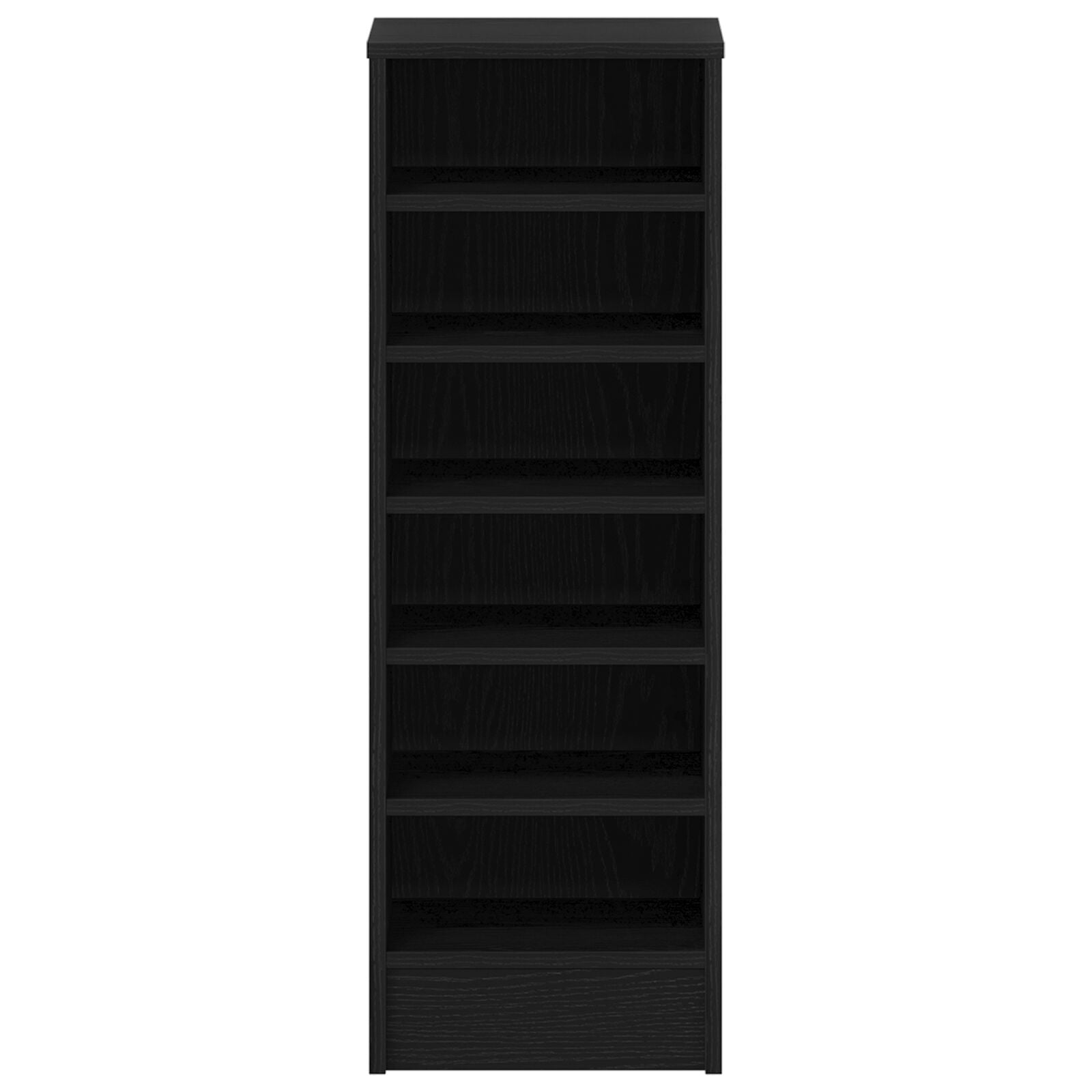Schoenenkast 31,5X35X90 Cm Gelaagd Hout Zwart eiken 32 x 35 x 92 cm