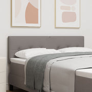 Hoofdbord 160 cm taupe verstelbaar wandmontage