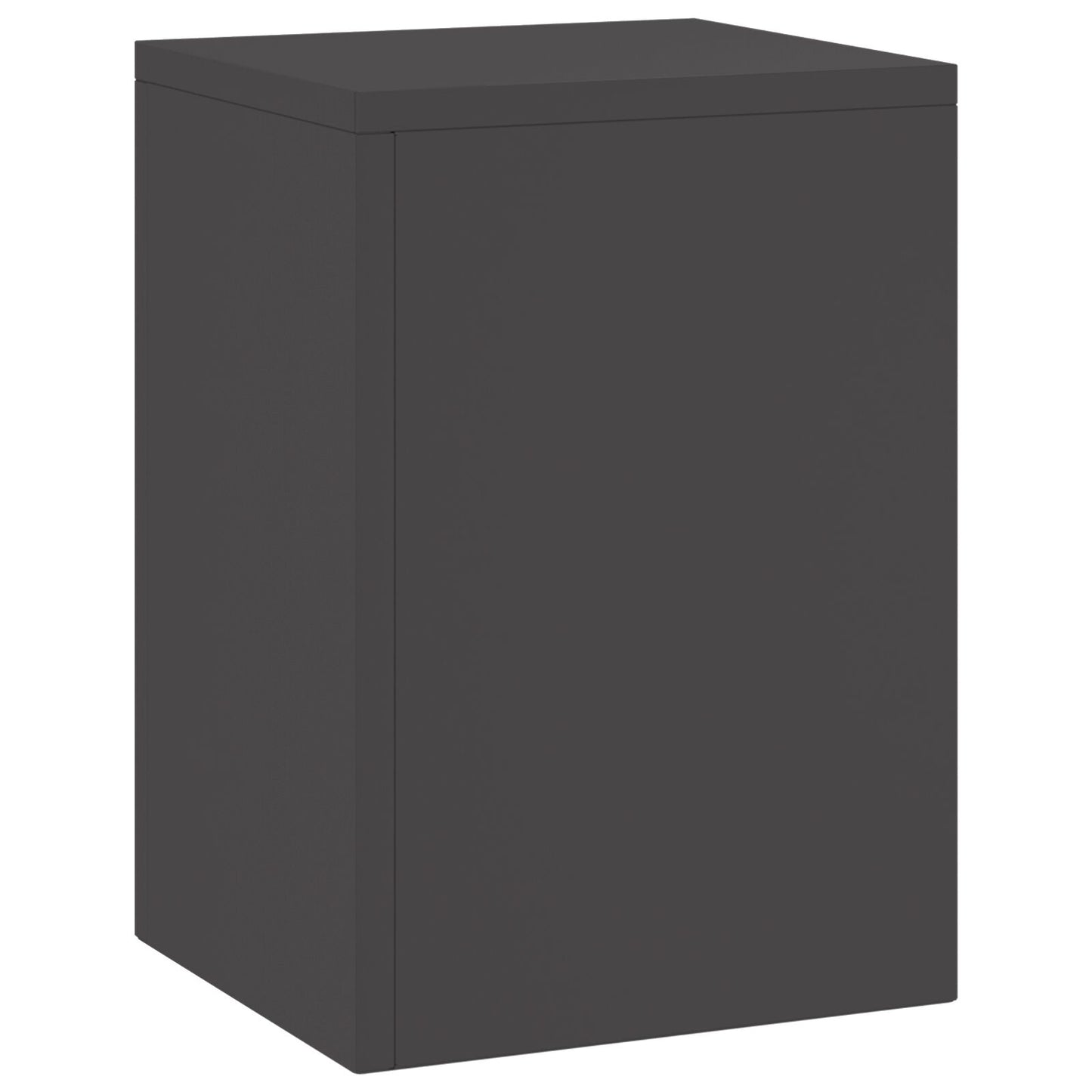 Buitplantenstandaards Pilaar 2 Stuks 24X24X35 Cm Staal Zwart 2x (35 cm)