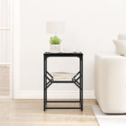 Side Table Black Oak 41 x 40 x 60 cm