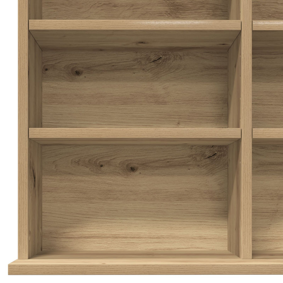 Cd Kast In Artisan Eiken - 101X23X177.5 Cm Gemaakt Van Gelamineerd Hout
