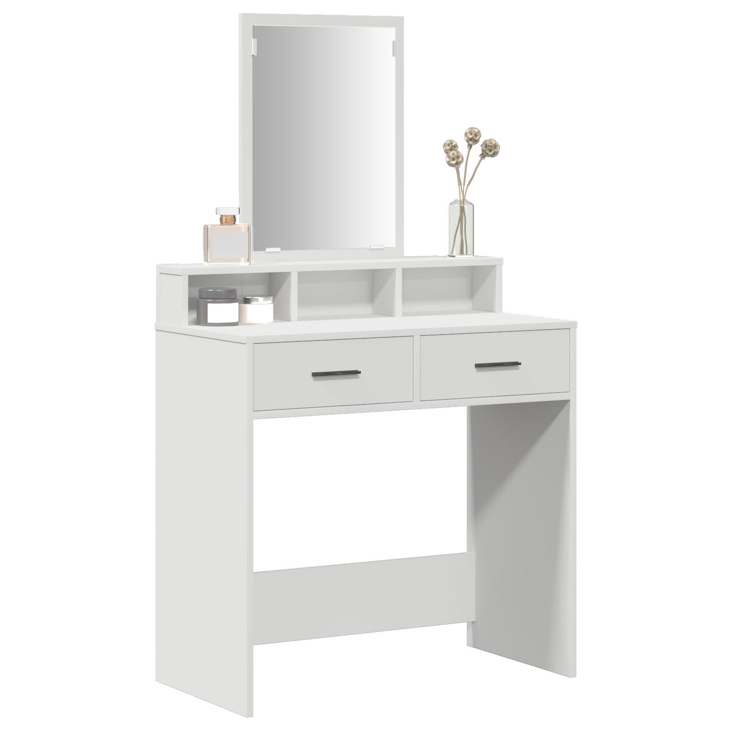 Make-Uptafel Met Lades 79 x 41 x 140 cm Wit