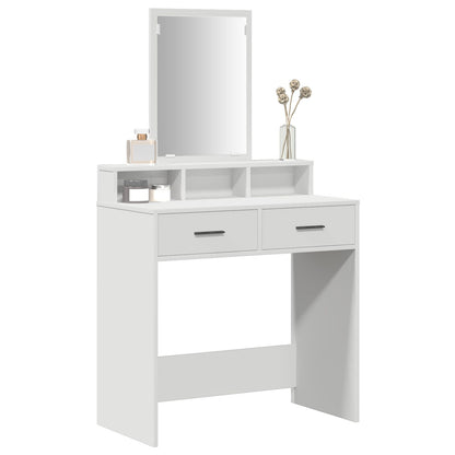 Make-Uptafel Met Lades 79 x 41 x 140 cm Wit