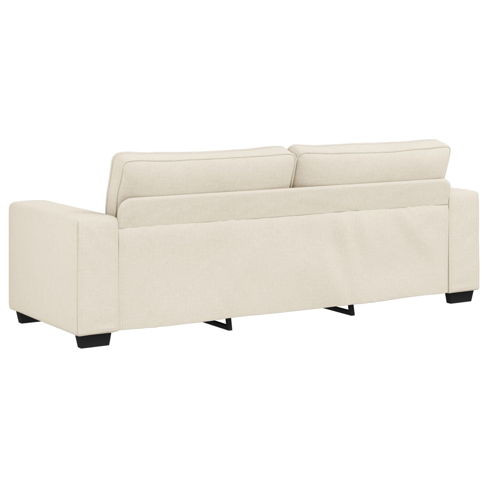 2-Piece Sofa Set Met Kussens In Linnen 2-zitter + 3-zitter bank