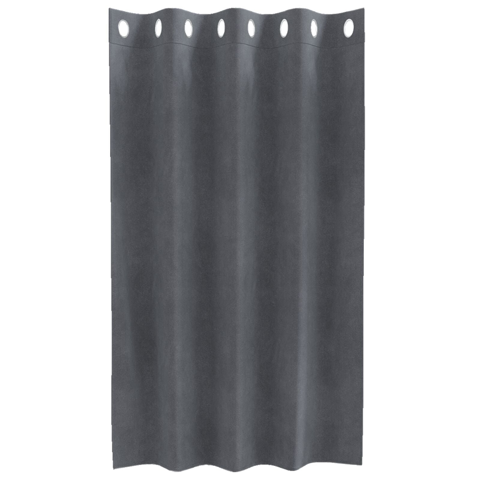 Blackout Gordijnen 2 Stuks Velours Super Lichtgrijs 140 x 140 cm met oogjes