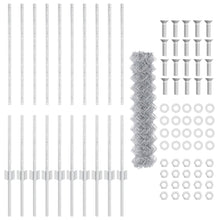 Kettinglinkhek Met 20 U Posts Zilver 1X10 M Staal
