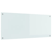 Keukenwand 120X50X0,6 Cm Gelaagd Glas Wit 120 x 50 cm