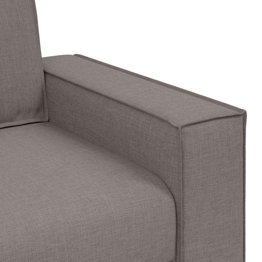 3-Delige Bankset Met Kussens Stof Taupe