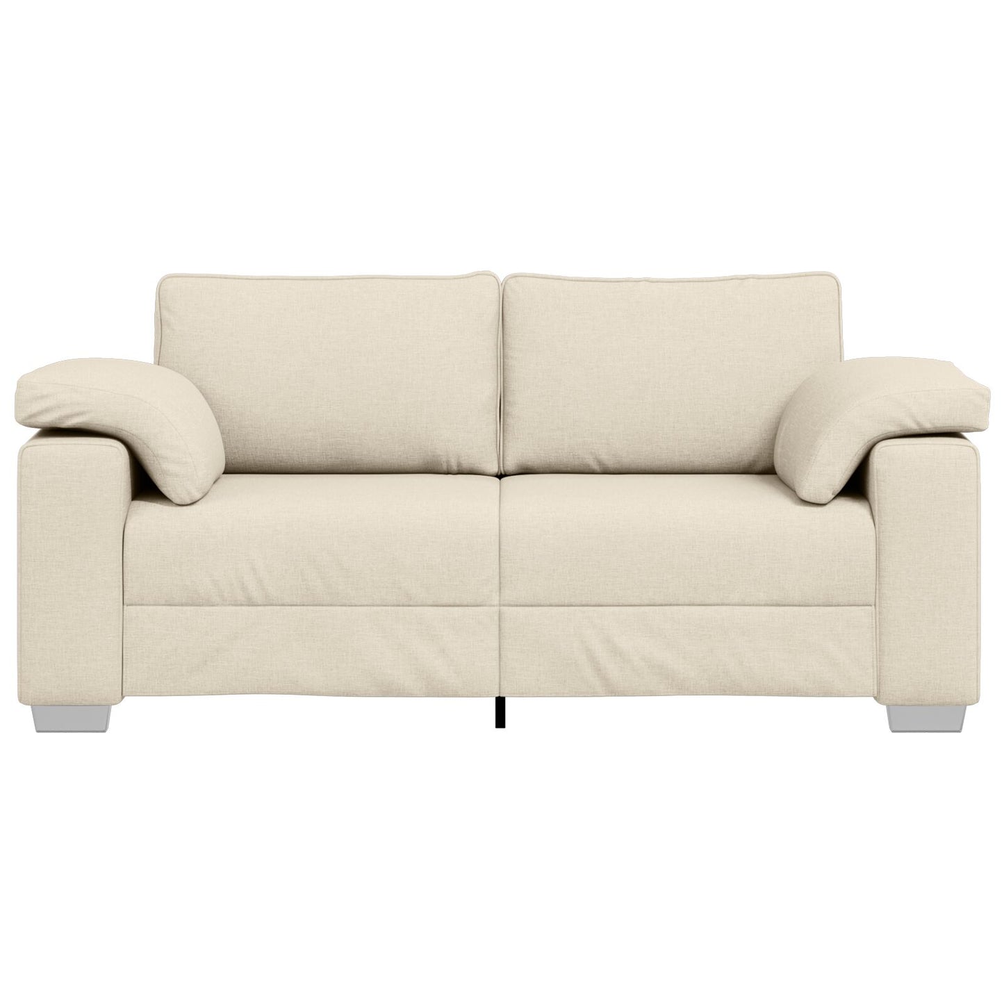 Bank Beige Polyester Afneembare Hoezen Bank 2.5-Zits