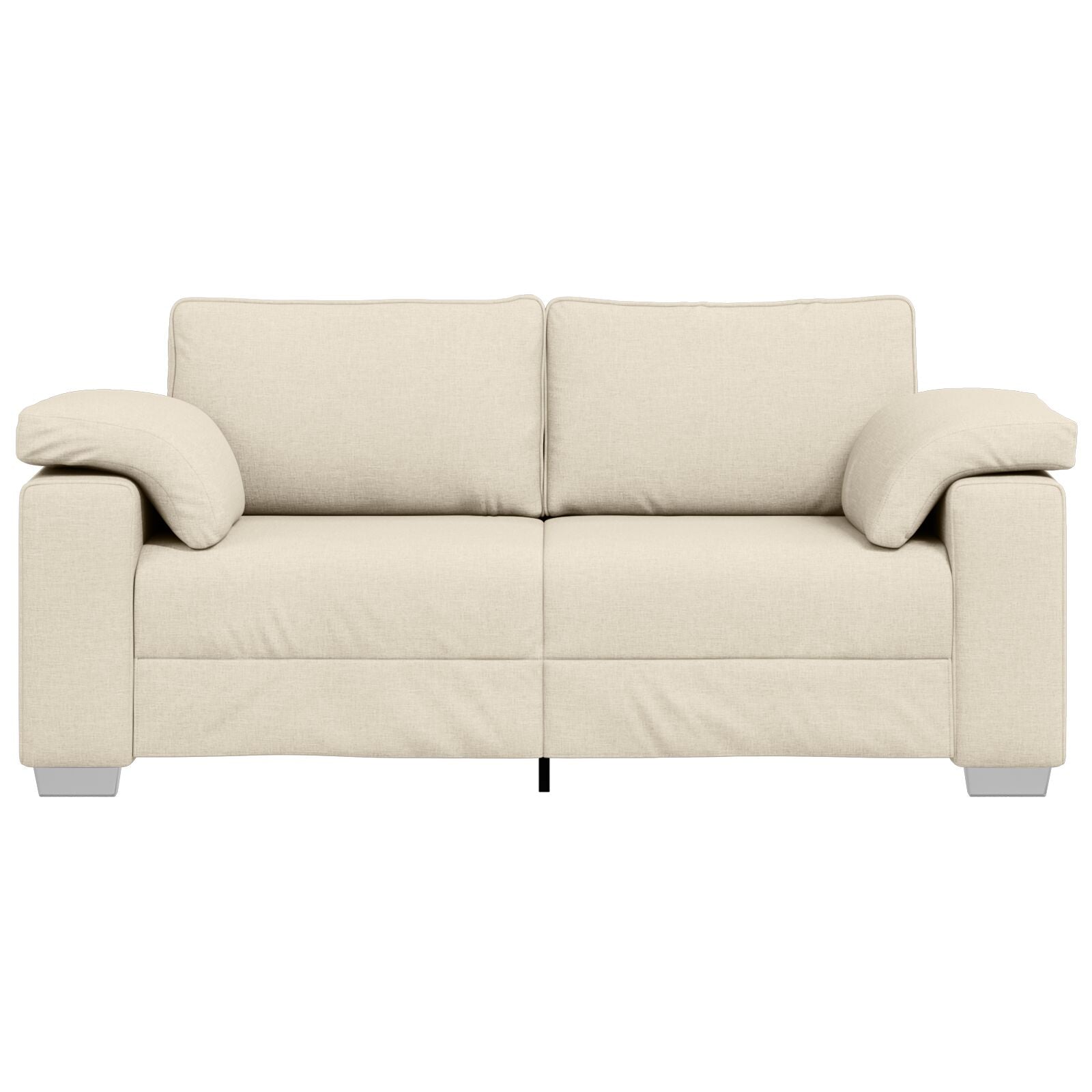 Bank Beige Polyester Afneembare Hoezen Bank 2.5-Zits