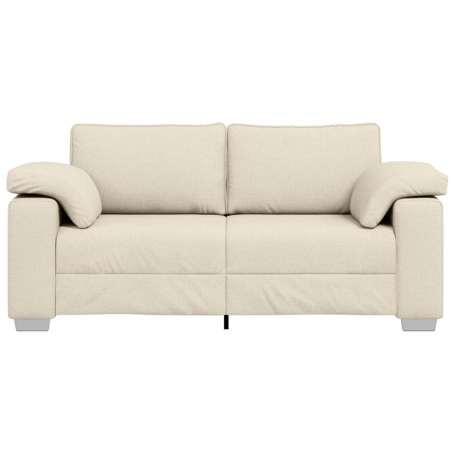 Bank Beige Polyester Afneembare Hoezen Bank 2.5-Zits