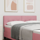 Headboard Pink 160 cm Velvet