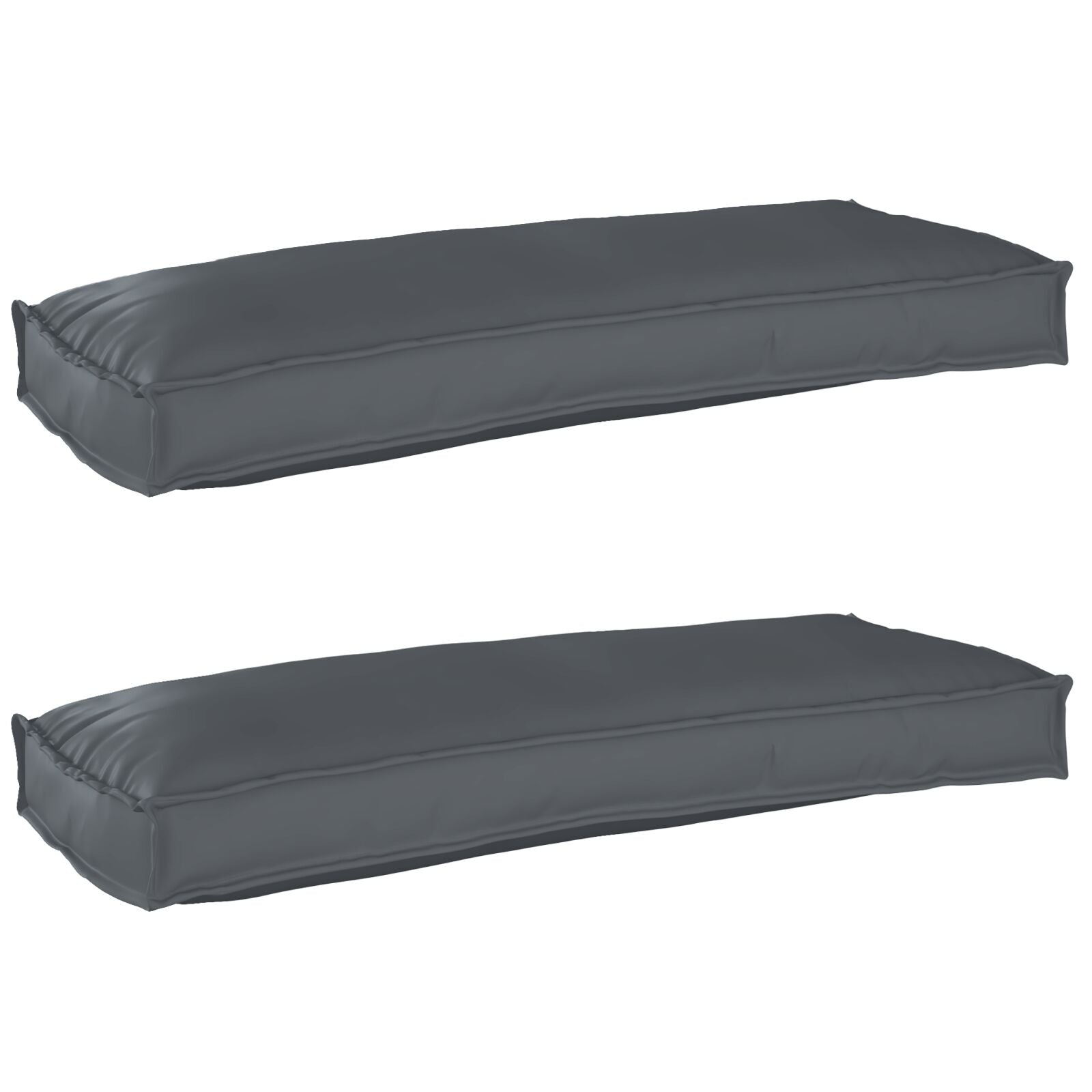 Stoel & Sofa Kussens Polyester Groot Afneembare Hoezen Anthraciet
